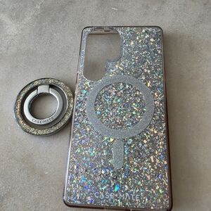 CaseMate Samsung S25 Ultra Case and Mag Safe Grip